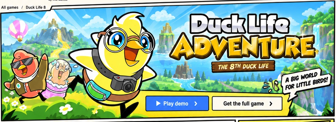 Duck Life Adventure — the eighth Duck Life game